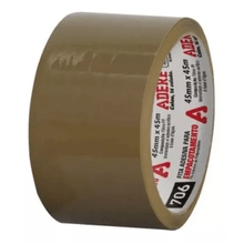 Fita Para Empacotamento 706 Marrom 45mm x 45m - Adere