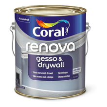Tinta Acrílica Renova Gesso & Drywall Branco 3,6l - Coral