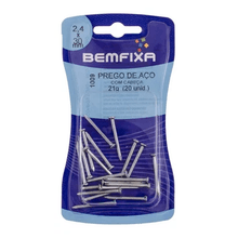 Prego de Aço Com Cabeça 2,40 x 30mm - Bemfixa