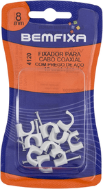 FIXA-CABO-COAXIAL-08MM-BRANCO-4120-BEMFIXA