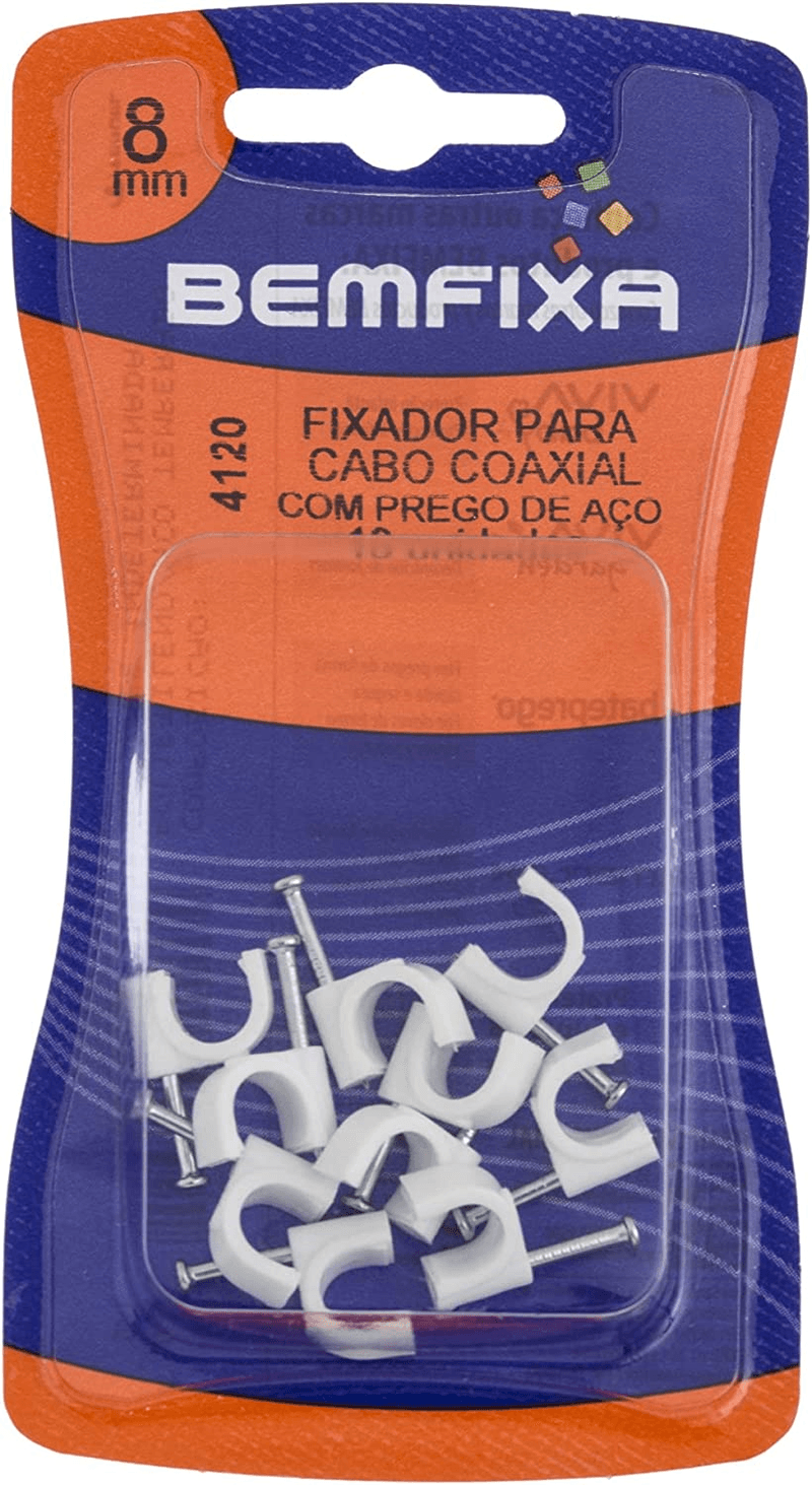 FIXA-CABO-COAXIAL-08MM-BRANCO-4120-BEMFIXA
