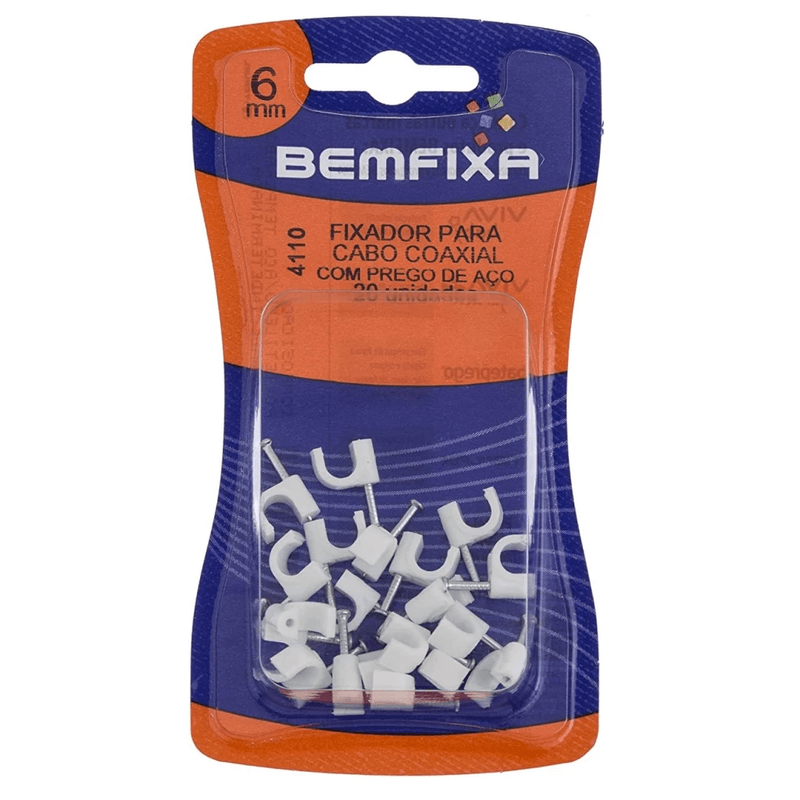 FIXA-CABO-COAXIAL-06MM-BRANCO-4110-BEMFIXA