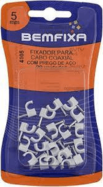 FIXA-CABO-COAXIAL-05MM-BRANCO-BEMFIXA