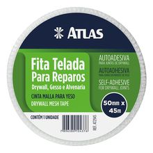 Fita Telada para Reparos Drywall 50mm x 45m - Atlas