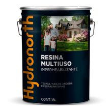 Resina Acrílica Brilhante Multiuso Cinza 18l - Hydronorth
