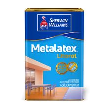 Tinta Acrílica Acetinado Metalatex Litoral Branco 18l - Sherwin Williams