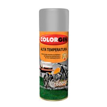 Tinta Spray Alta Temperatura Preto Fosco 350ml - Colorgin