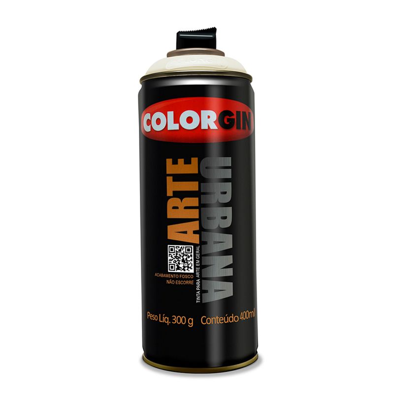 SPRAY-ARTE-URBANA-MARROM-CAFE-0400L-COLORGIN