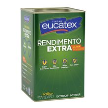 Tinta Acrílica Fosco Rendimento Extra Chocolate 18l - Eucatex