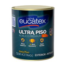 Tinta Acrílica Semiacetinado Piso Castor 900ml - Eucatex