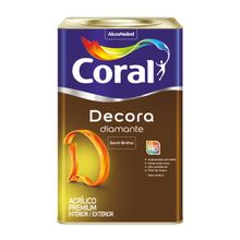 Tinta Acrílica Semi Brilho Decora Diamante Branco Neve 18l - Coral
