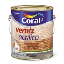 Verniz Acrílico Incolor 3,6l - Coral
