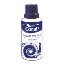 Corante Líquido Base Água Vermelho 50ml - Coral