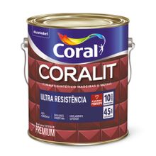 Tinta Esmalte Sintético Acetinado Coralit Ultra Resistencia Verde Colonial 3,6l - Coral