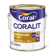 Fundo Sintético Nivelador Coralit 3,6l - Coral