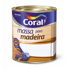 Massa para Madeira 900ml - Coral