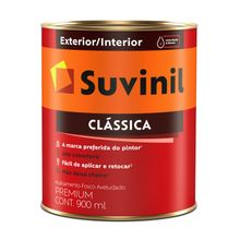 Tinta Acrílica Fosco Clássica Branco Neve 900ml - Suvinil