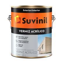 Verniz Acrílico Brilhante Incolor 3,6l - Suvinil