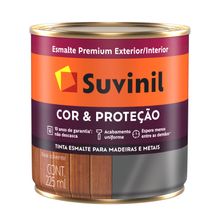 Tinta Esmalte Sintético Brilhante Cor e Proteção Branco 225ml - Suvinil