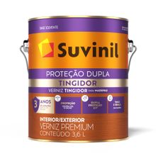 Verniz Brilhante Proteção Dupla Tingidor Mogno 3,6l - Suvinil