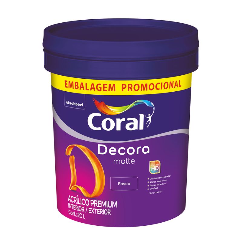 DECORA-MATTE-ACRILICO-FOSCO-BALDE-BRANCO-NEVE-20L-CORAL