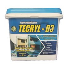 Impermeabilizante D-3 Cinza 4kg - Tecryl