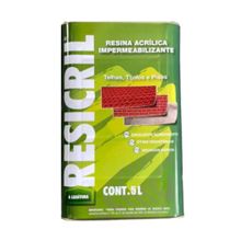 Resina Acrílica Brilhante Resicril Incolor 5l - Hydronorth