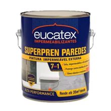 Tinta Acrílica Fosco Impermeável Superpren Branco 3,6l - Eucatex
