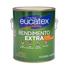 Tinta Acrílica Fosco Rendimento Extra Azul Praia 3,6l - Eucatex