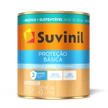 Verniz Brilhante Base Água Proteção Básica Transparente 900ml - Suvinil
