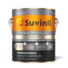 Tinta Esmalte Sintético Fosco Cor e Proteção Grafite Claro 3,6l - Suvinil