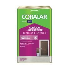 Tinta Acrílicia Fosco Coralar Mais Resistente Branco Neve 18l - Coral