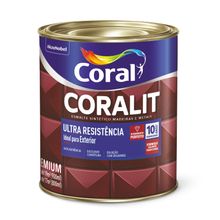 Tinta Esmalte Sintético Brilhante Coralit Ultra Resistencia Ouro 900ml - Coral