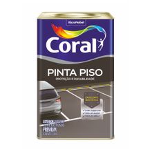 Tinta Acrílica Fosco Pinta Piso Amarelo Demarcação 18l - Coral