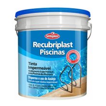 Tinta Impermeável Para Piscina Base Água Branco 3,6l - Recubriplast
