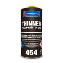 Thinner 454 Para Poliéster e PU 5L - Opex