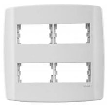 Placa 4x4 2 Mod Sep Hor Com Suporte Slim 82060 - Ilumi