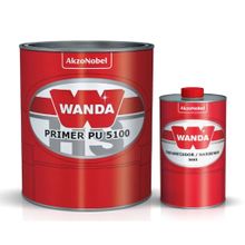 Kit Primer PU 5100 Branco Comp A+B 3093 900ml - Wanda