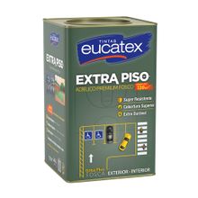 Tinta Acrílica Fosco Extra Piso Marrom 18l - Eucatex