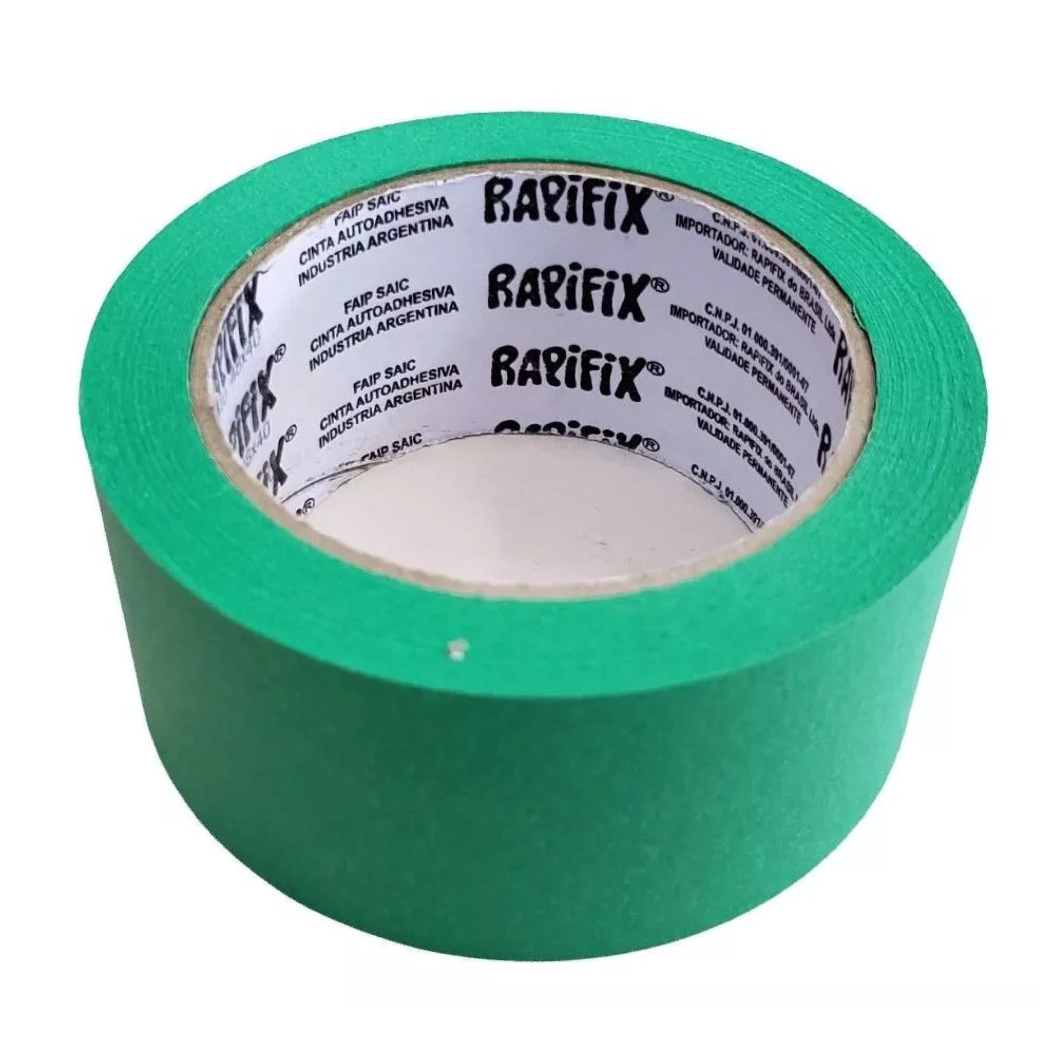 Fita Crepe Automotiva 560 Verde 48mm x 40m - Rapifix