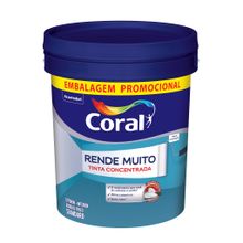 Tinta Acrílica Fosco Rende Muito Branco Neve 20l - Coral