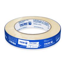 Fita Crepe 18mm x 50m  - Tigre