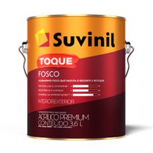 Tinta Acrílica Toque Fosco Branco 3,6l - Suvinil