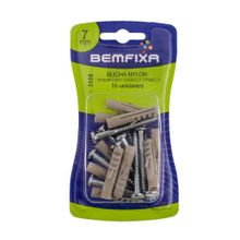 Parafuso Madeira Cpa com Bucha 07mm 3103 - Bemfixa