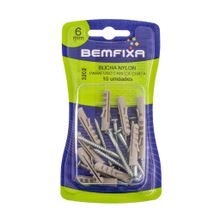 Parafuso Madeira Cch com Bucha 07mm 3203 - Bemfixa