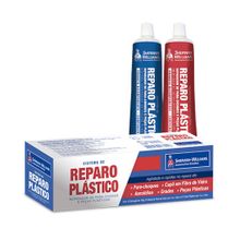Kit Reparo Rápido Para Peças Plásticas 038 Comp A+B 140g - Lazzuril