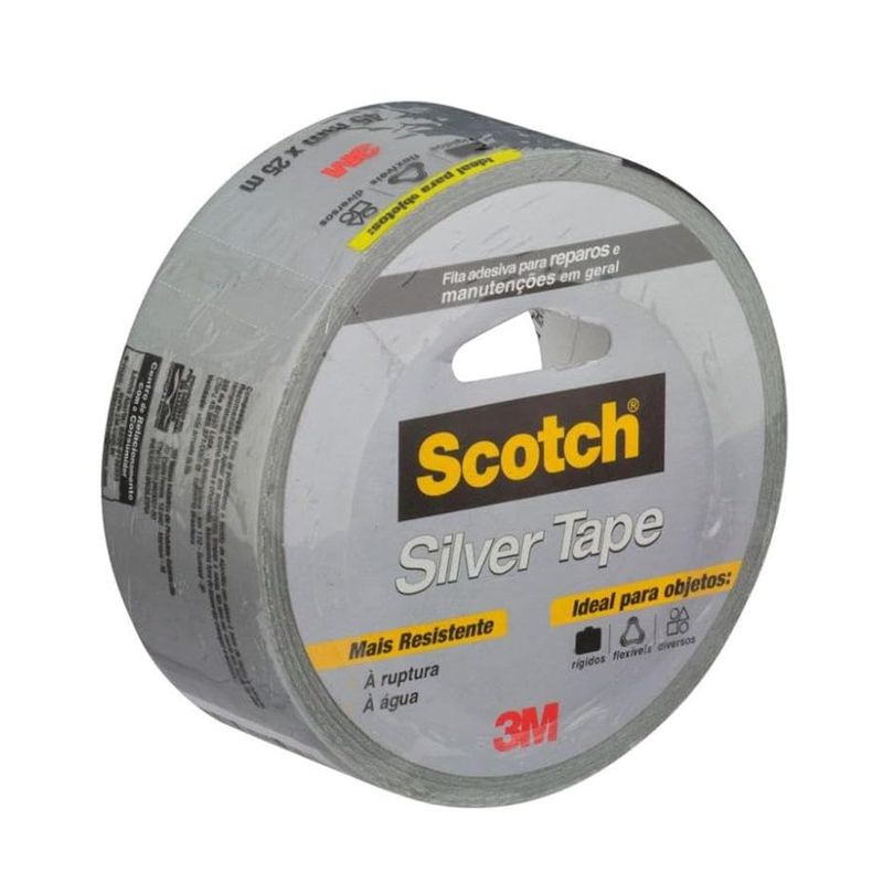 SCOTCH-FITA-SILVER-TAPE-3939-SCOTCH-45MM-X5M-3M
