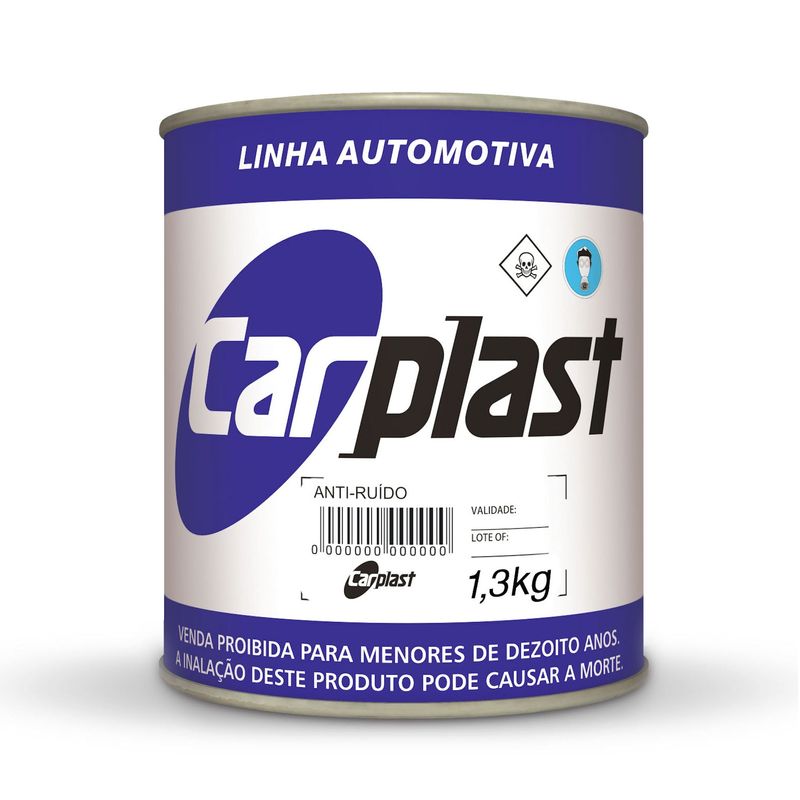 MASSA-ANTIRUIDO-13KG-CARPLAST-MAXI-RUBBER