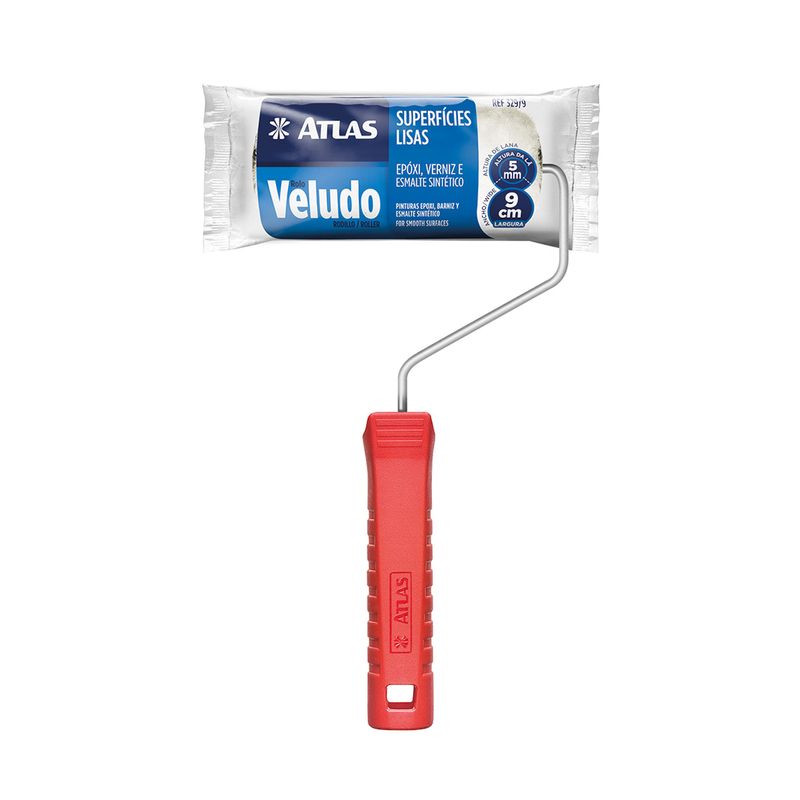 ROLO-3299-9CM-VELUDO-PARA-SUPERFICIES-LISAS-COM-SUPORTE-ATLAS
