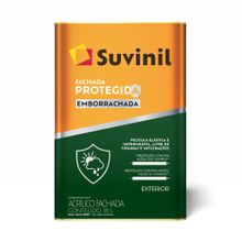 Tinta Acrílica Fosco Fachada Protegida Emborrachada Branco Neve 18l - Suvinil